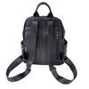 Leder Damenrucksack Mode Rucksack Schwarz Weiches Rindsleder Reiserucksack Lieferung
