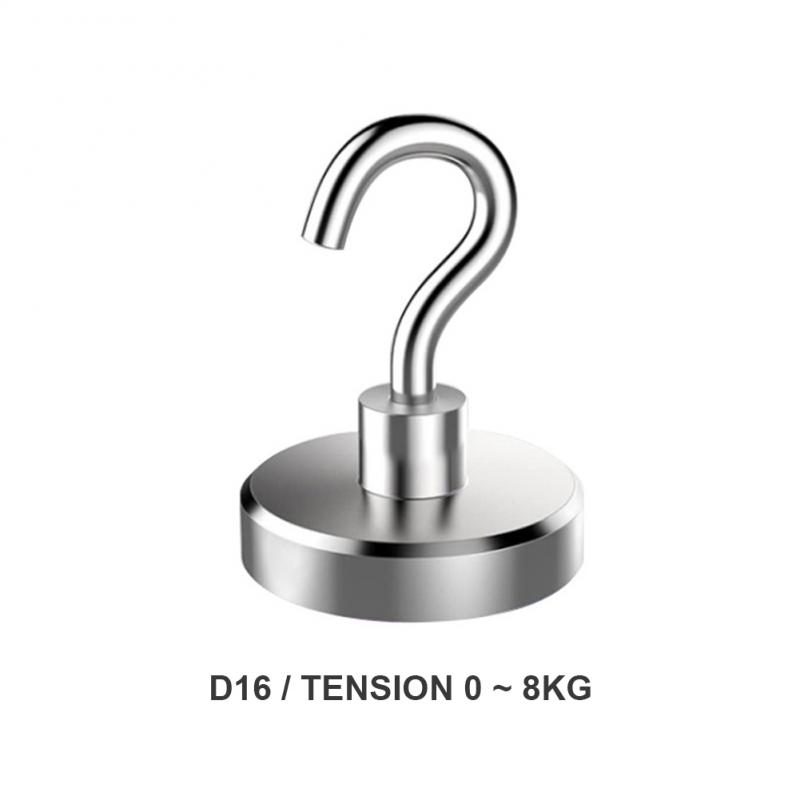 1-8 STK Magnethaken Hochleistungsmagnete Haken Starke Neodym-Magnethaken Home Badezimmer Küche Kühlschrank Kranz Schlüssel
