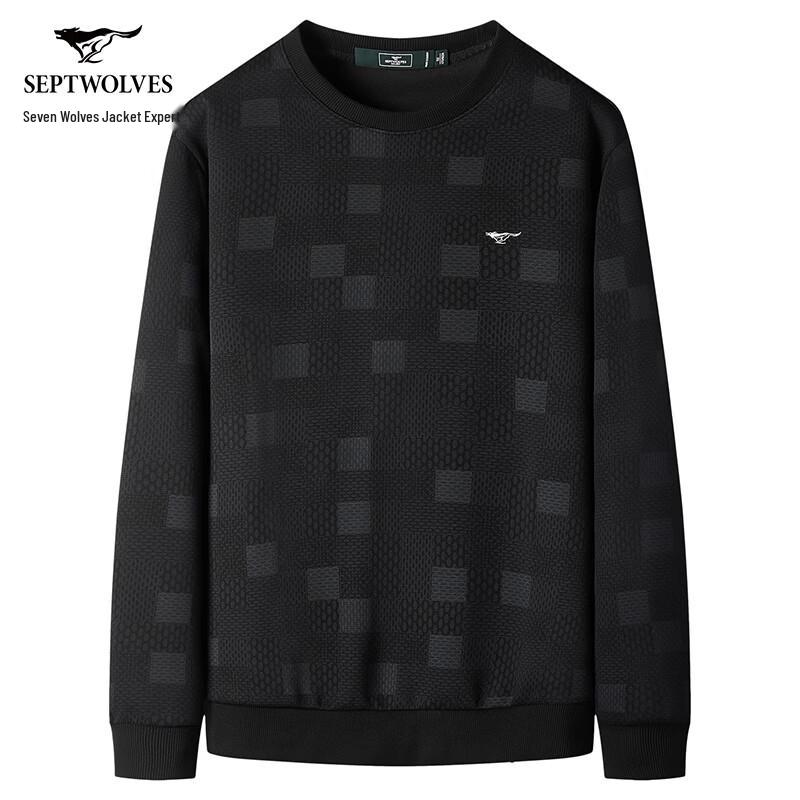 Sevenwolves Men's Far-Infrared Warm Long-Sleeve T-Shirt