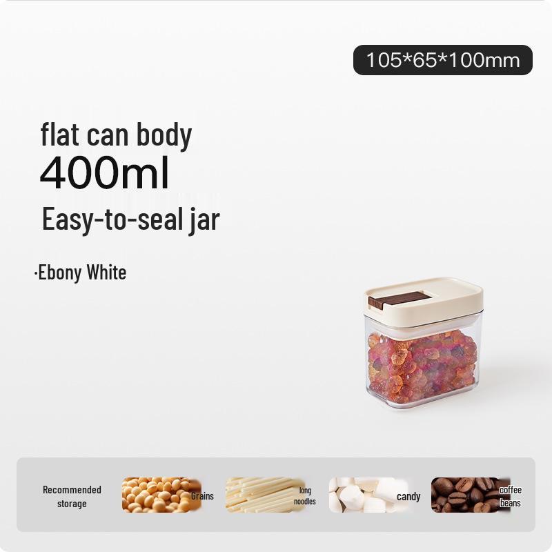 Lebensmittelechter Schnappverschluss-Behälter für Getreide und Trockenwaren - Wasserdichte und feuchtigkeitsdichte Küchenaufbewahrungsbox