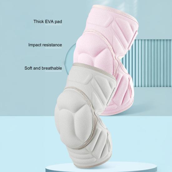 1Pc Outdoor Cycling Knee Pad Breathable Adjustable Anti-Collision EVA Sports Basketball Volleyball Football Roller Skating Knee Brace Protector Guard