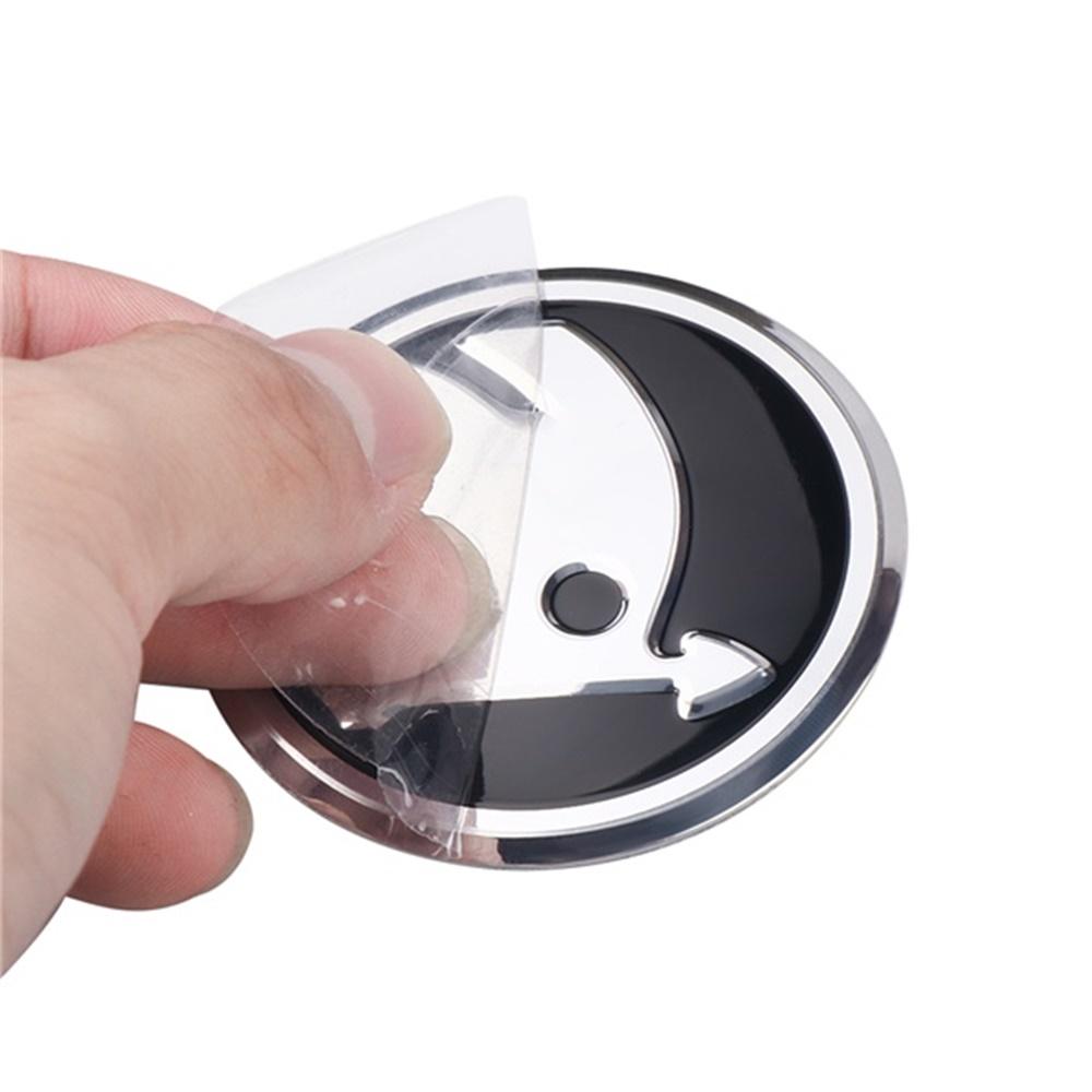56/60/68mm 3D Car Wheel Stickers Center Hub Cap Emblem Badge Decal For Skoda A5 Octavia 2 3 Kodiaq Superb Scala Kamiq Yeti VII