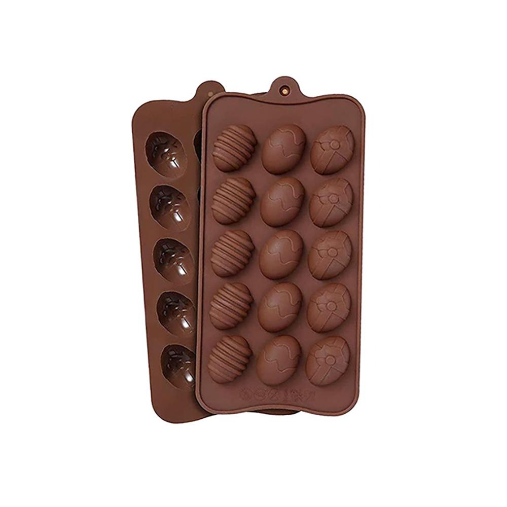 Silicone World DIY Easter Chocolate Egg Silicone Mold Nonstick Cake Decorating Baking Candy Mold Silicone 3D Mold Kitchen Gadget