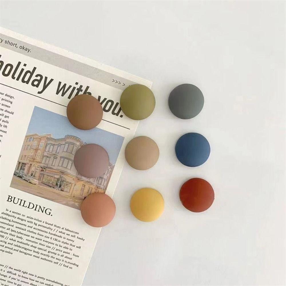 6pcs Frosted Refrigerator Magnets Mo Landi Magnetic Stickers Refrigerator Stickers  Photo Wall