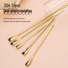 Ruhan 304 Stainless Steel Long-Handled Bar Spoon