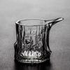 Japanese Style 200ml Tree Stump Heat Resistant Glass Fair Cup Tea Pitcher Chahai Tea Divider Kung Fu Tea Set Teaware Accessories