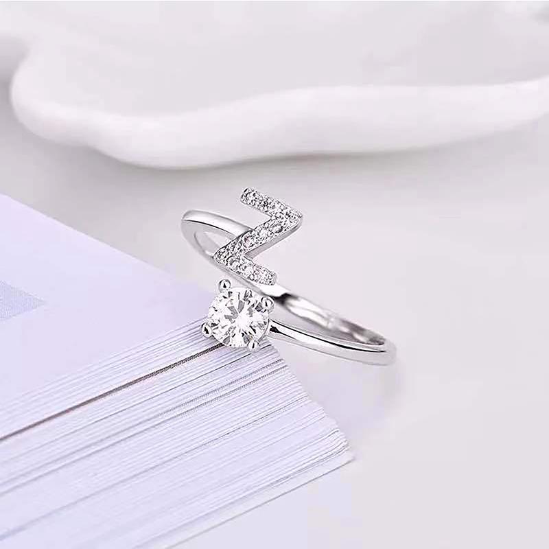 1Pcs Korean Ins Open Alloy Ring Fashion Adjustable Opening Rings Creative Geometric Finger Ring Women's Fashion Jewelry Gift