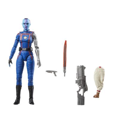 Hasbro MARVEL Marvel Legends Series Guardiões da Galáxia ação tamanho 6 polegadas para maiores de 4 anos F6606 Produto original Nebula, Vol.3 (15 cm) figura,