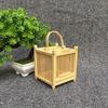 Natural Bamboo Products Encrypted Grasshopper Cage Retro Handmade Single Grid