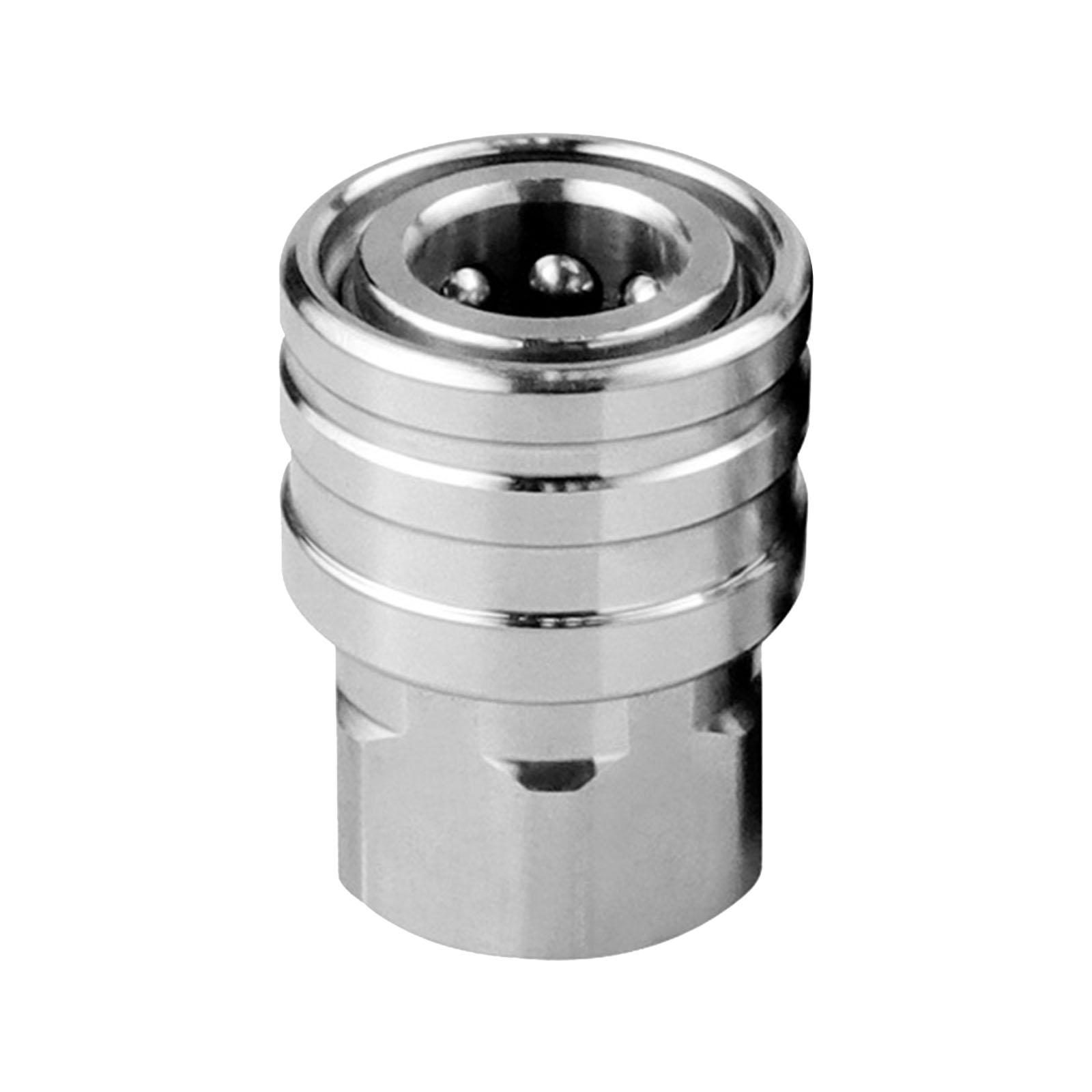 

Набор адаптеров для мойки высокого давления из нержавеющей стали с быстроразъемным соединением 1/4 дюйма, соединитель для пенной насадки для мойки автомобиля B