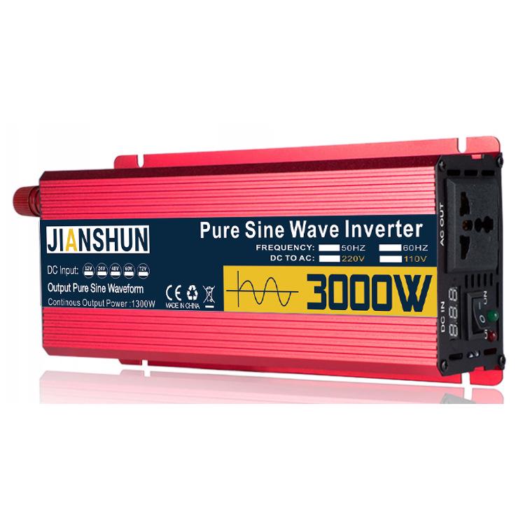 2024 Full Effekt Ren Sinusbølge Inverter 5000W 12V/24V til 220V