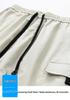 Men's Ice Silk Quick-Dry Half-Zip Polo & Shorts Set - Summer Lapel Casual Workwear