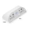 4-LED PIR Infrared Motion Sensor Home Door Cabinet Keyhole Night Light Lamp