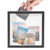 Ticket Memory Box Storage Photo Frame Multi-Purpose Wall Mount Transparent Memory Box Picture Frame Slot For Family Friends