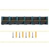 A1A2 Fishing Rod Holders for Garage, Vertical Fishing Poles Holder Wall Mount Fishing Rod Rack Rod Holder Holds Up to 6 Rods
