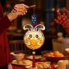 Rabbit Pattern Lantern DIY Kit for Kids, Mooncake Bunny Material Childrens Toy Set, Handmade Cartoon Crafts Mid-Autumn Festival Celebration Portable