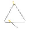 8 Inch Triangle Bell Triangolo with Metal Mallet Idiophone Steel Percussion Children Toddle Kid Rhythm Learning Early