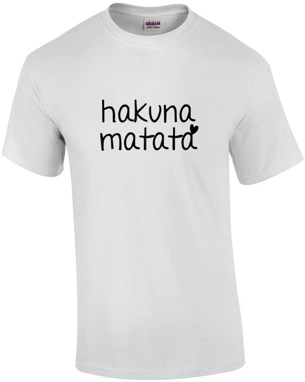 Hakuna Matata Cute Shirt XL