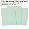 Light-green Epoxy Plate High Temperature Resistant Insulator Board  Battery Pack Diy Use