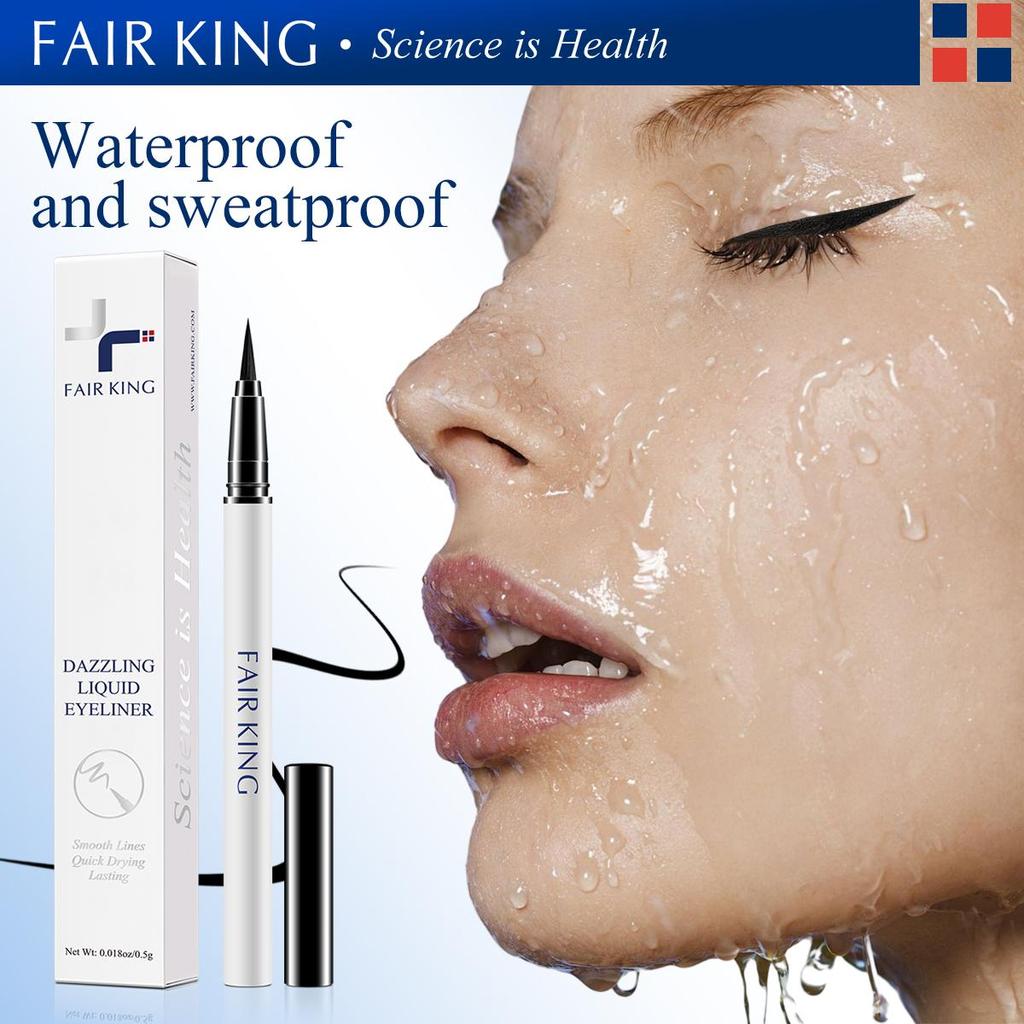 FAIR KING Schwarzer flüssiger Eyeliner-Stift, langlebiger Make-up-Stift, Beauty-Kosmetik-Eyeliner