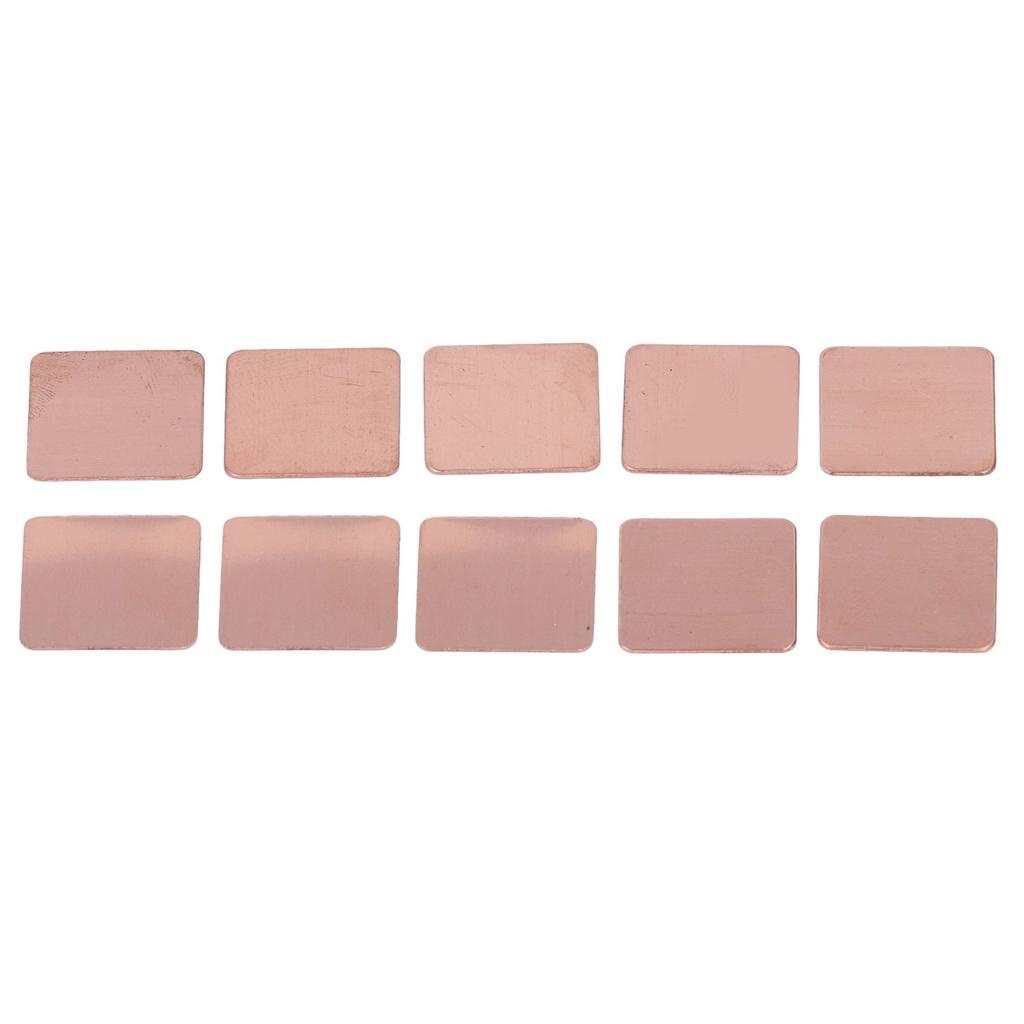 Heatsink Copper Pad Shim Quick Cooling Heat Sink Thermal CPU Cooler Kit for VGA VRAM RAM 0.5mm