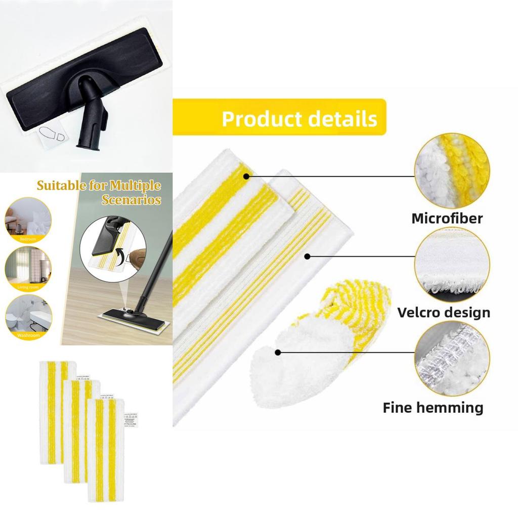 For Karcher Easyfix Sc2 Sc3 Sc4 Sc5 Steam Mop Pads With Fast Absorption For Household Cleaning