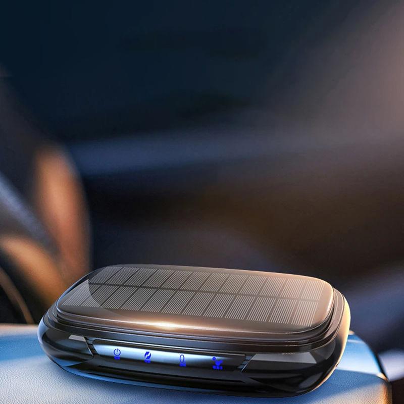 Car Mounted Solar Powered Air Purifier Powered Car Air Purifier With Negative Ion Purification Technology Automotive Supplies