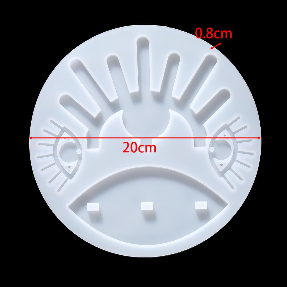 

1Pcs Resin Jewelry Organizer Stand Silicone Casting Resin Crafts Mold Big Eye Shaped Rings Holder Molds for DIY Jewelry Making