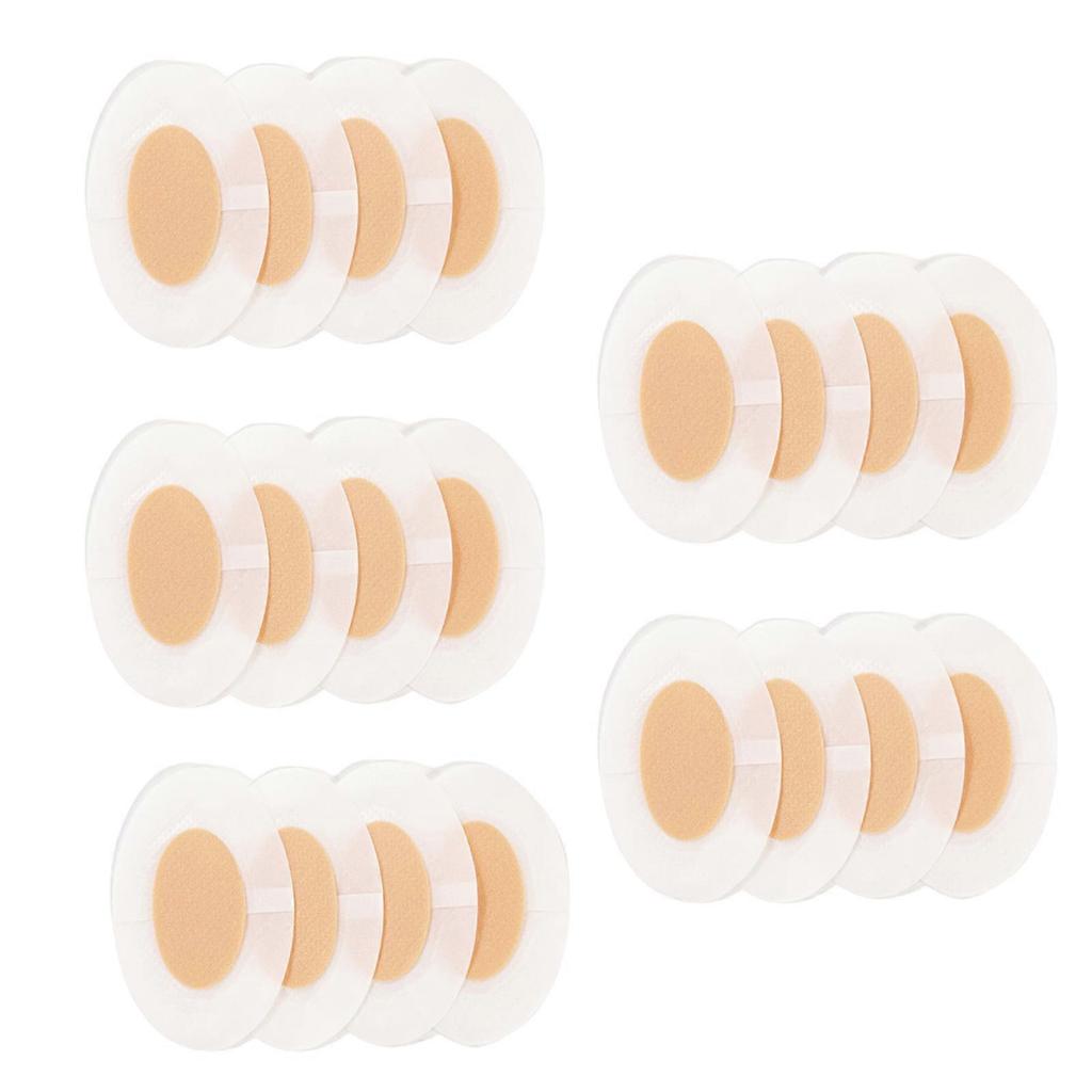 20pcs Heel Protectors Shoe Liners For Back Of Foot Comfortable AntiSlip Adhesive Pad Suitable For Day Walking Working Color