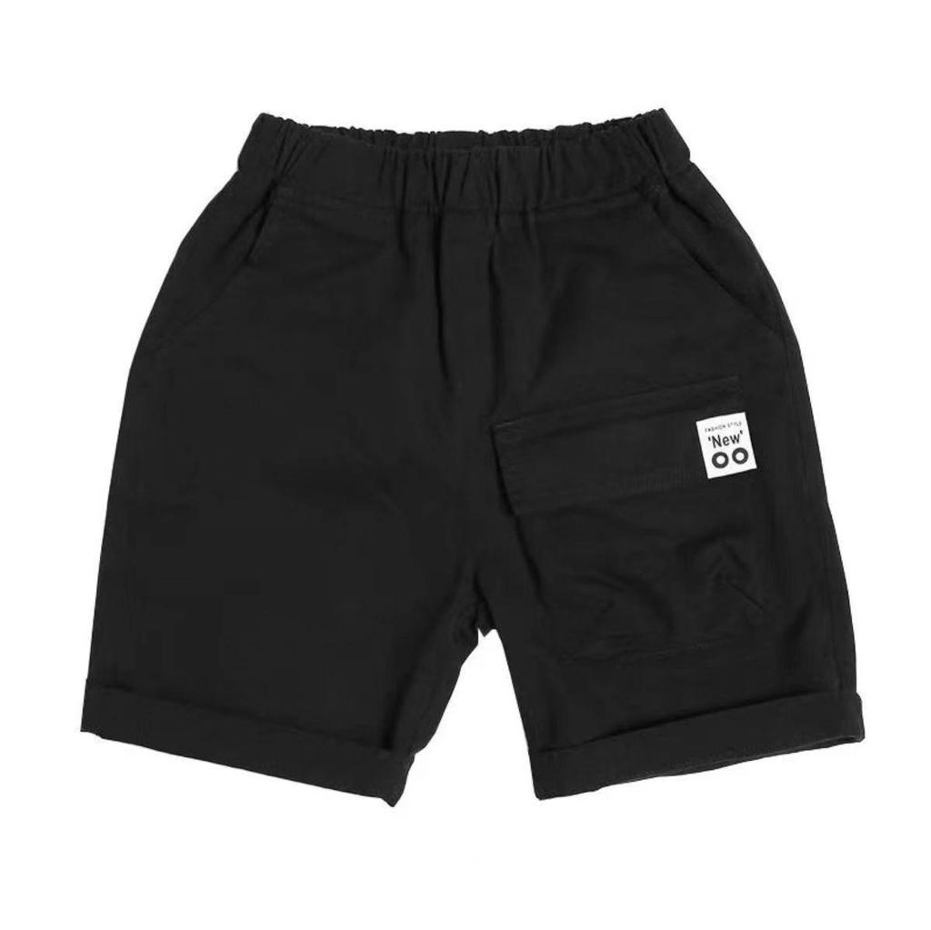 Trendy Boys' Breathable Summer Workwear Shorts - Casual, Loose Fit for Toddlers & Babies