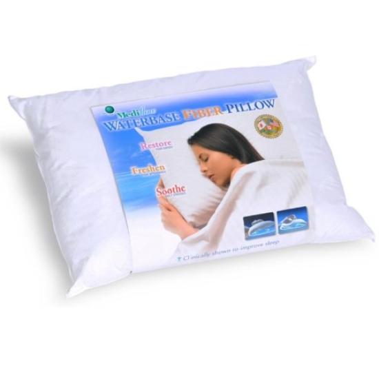 

Mediflow Pillow, White, 51 x 71 x 14-18 cm, Mediflow Water Base Fiber Pillow, Standard Size, IKB-100010