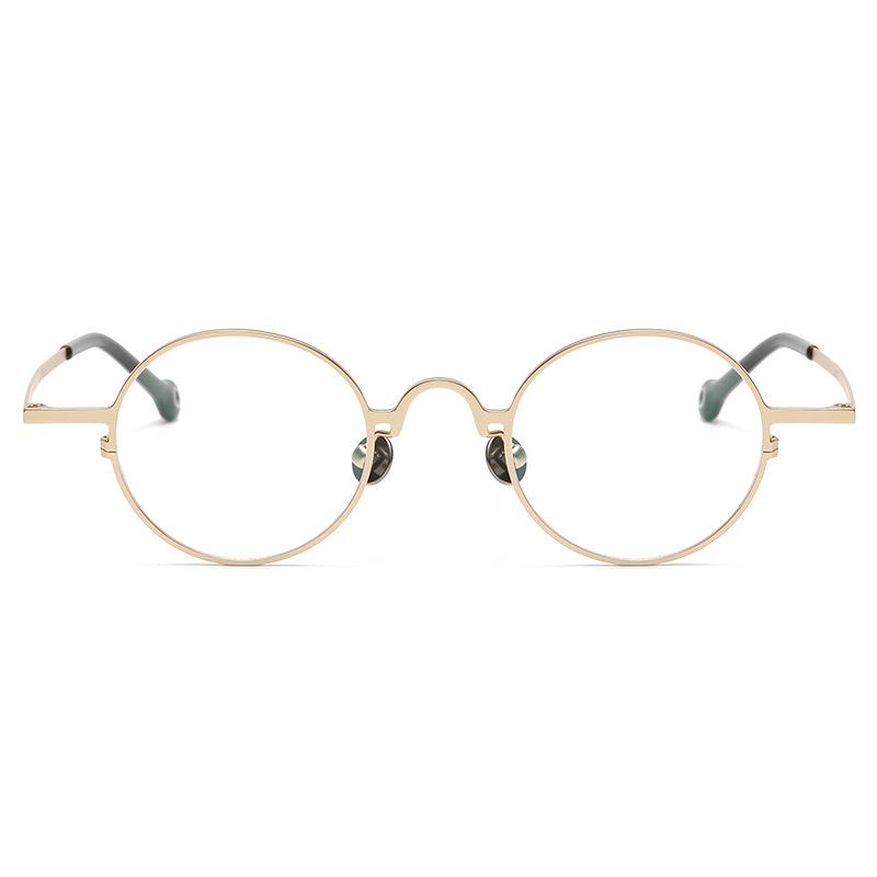 Oprawki okularów na krótkowzroczność Retro Personalizowane Literackie Owalne Małe Oprawki Płaskie Lekkie Oprawki do Okularów