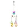 Durable Durable Metal Parrot Swing Toy Sweet Sound Bell Design Hanging Ring Toy Climbing Ring Bird Chewing Toy For Parakeet