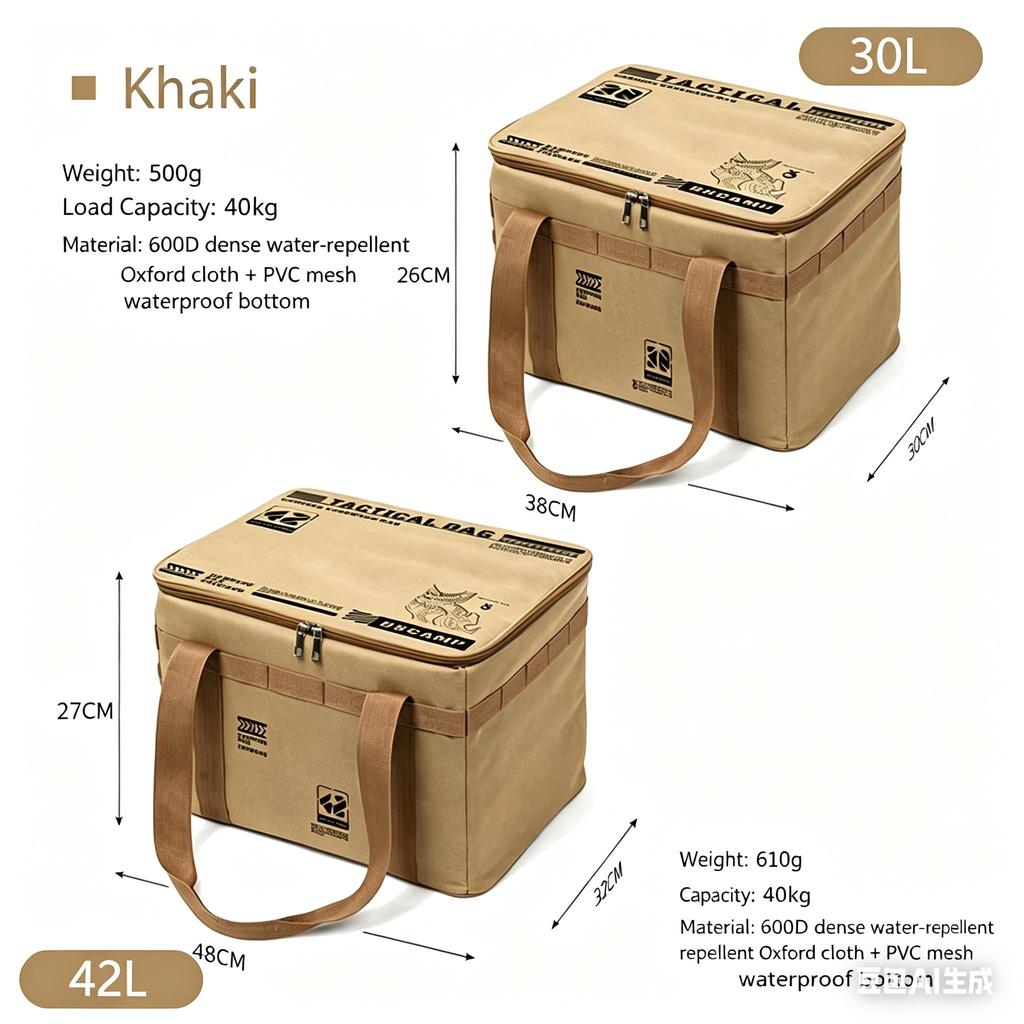 Outdoor camping multifunctional large capacity storage box