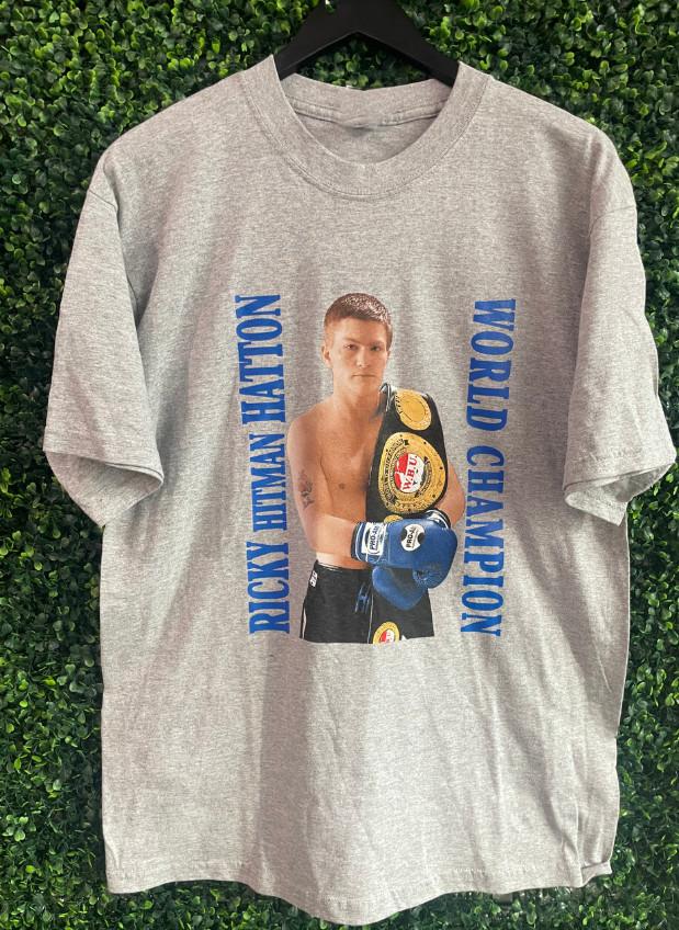 Vintage Ricky Hitman Hatton Boxing Cotton Tee Adult Shirt RS283 Unisex T-Shirt L