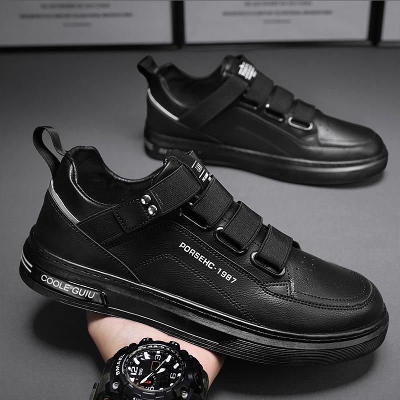 

Модные мужские повседневные туфли, белые классические мужские кроссовки на платформе для ходьбы, дышащая спортивная обувь, легкие универсальные кроссовки для бега 44 чёрный