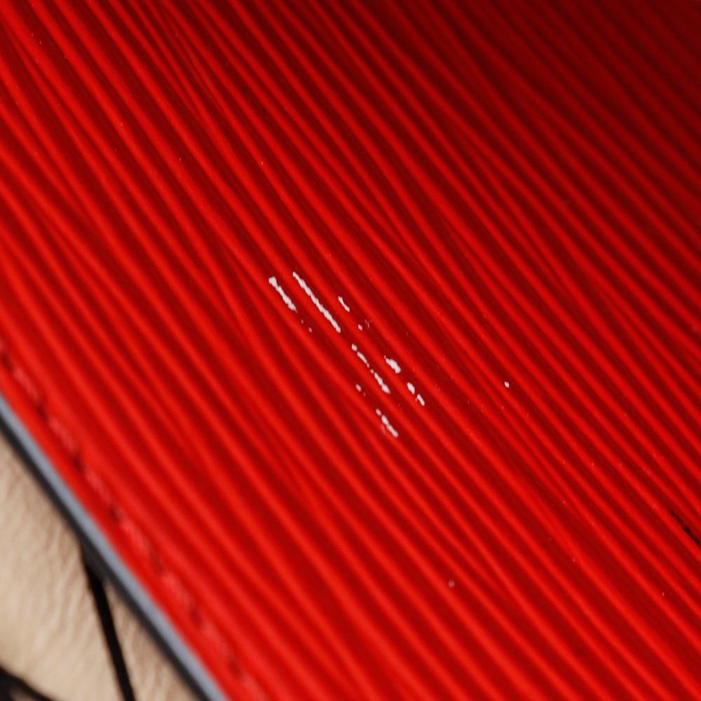 LOUIS VUITTON Trunk clutch Shoulder Bag M51697 2-way clutch Rouge Red Epi Leather Women Used