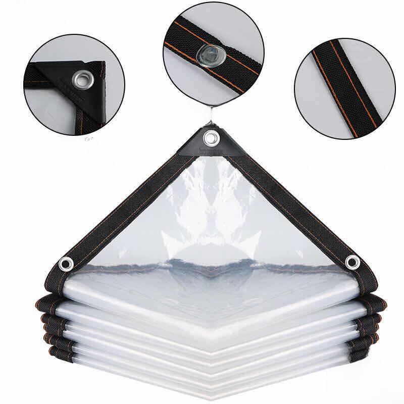 Transparente Anti-Aging Gewächshausfolie - Verdickt, Staubdicht, Regendicht, Isolierend, Kälteschutz für Dekoration und Zucht.