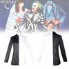 Cosplay 2 Beetlejuice Costume Kids Jumpsuit Halloween Party Role Fashion Play