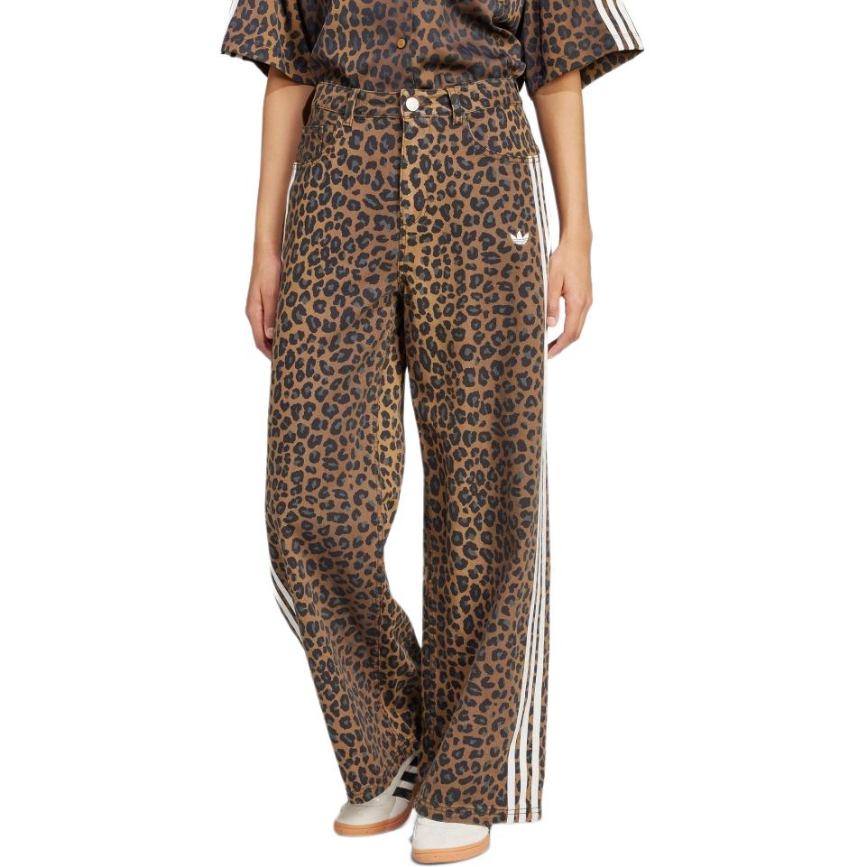 Adidas Originals leopard-print striped jeans KA2680 27