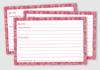 Inkdotpot Recipe Card 6x4 inch Single-Sided Recipe Design Cards Border Recipe Cards Wedding-Bridal Shower-Baby Shower- Pack of