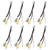 8X Car Rear View Camera RCA Video Reverse Camera Convert Cable Adapter For Mitsubishi Outlander ASX GF GG ZJ