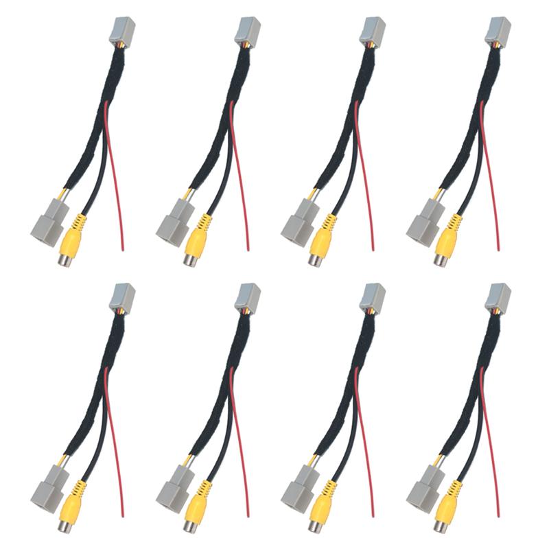 8X Car Rear View Camera RCA Video Reverse Camera Convert Cable Adapter For Mitsubishi Outlander ASX GF GG ZJ