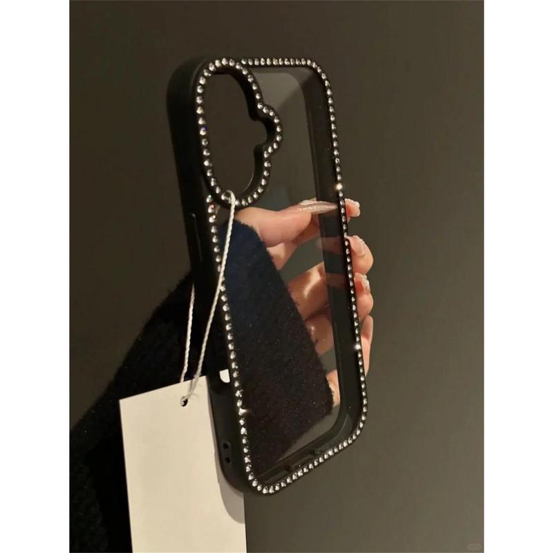Luxury Diamand Front And Back All Inclusive Case For iPhone 16 15 13 12 11 Pro Max 14 Plus  Girl Shinny Clear Cover Gift