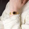 Light Luxury High-End Bracelet Watch Women'S Niche High-Value Retro Small Square Quartz Watch