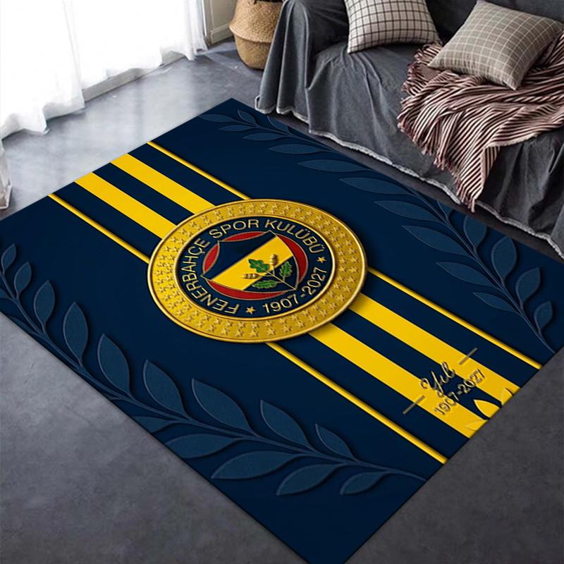 Χαλί Fenerbahe Sk Για Σαλόνι Υπνοδωμάτιο Σπίτι Διακόσμηση Καναπέ Παιδικό Παιχνίδι Αντιολισθητικό Πατάκι Δαπέδου