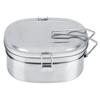 Double Layer Stainless Steel Lunch Box Bento Food Container Outdoor Travel Picnic