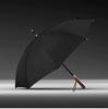 Olycat Retro Wooden Handle Double-Layer Oversized Reinforced Anti-Storm Rain Dual-Use Men Business Classy Long Handle Umbrella