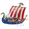 PLAYMOBIL 71888 Piraten-Langboot, Asterix, Comicfiguren, Boot und 4 Figuren, 88 Teile, Ab 5 Jahren