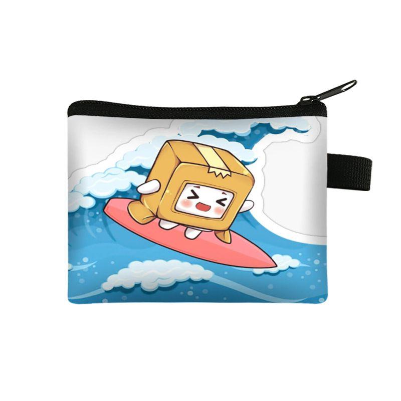 Durable Lankybox Coin Purse Portable Organizer With Comfortable Polyester Fabric